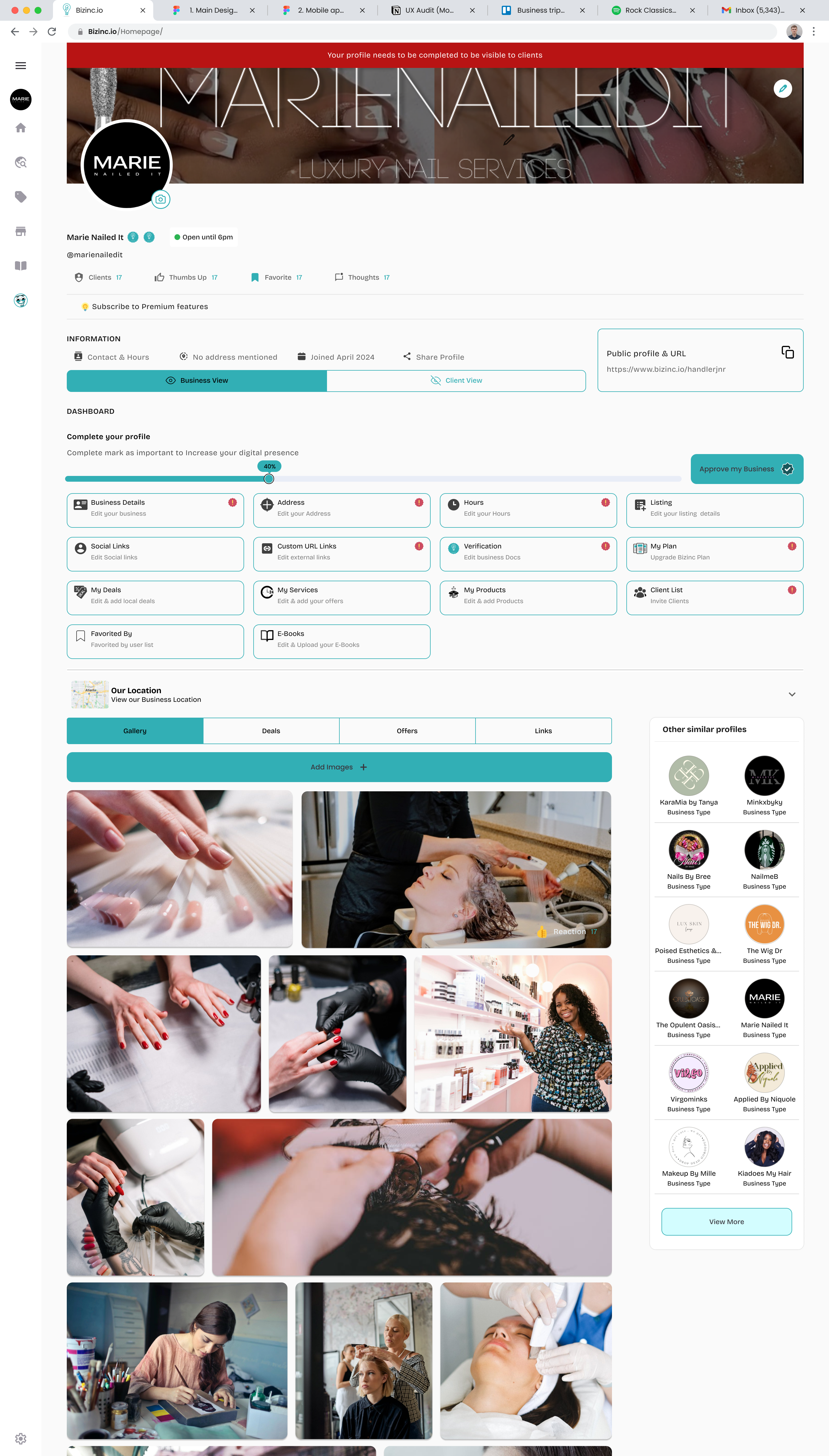 Profile structure, Jamiu portfolio design artifact