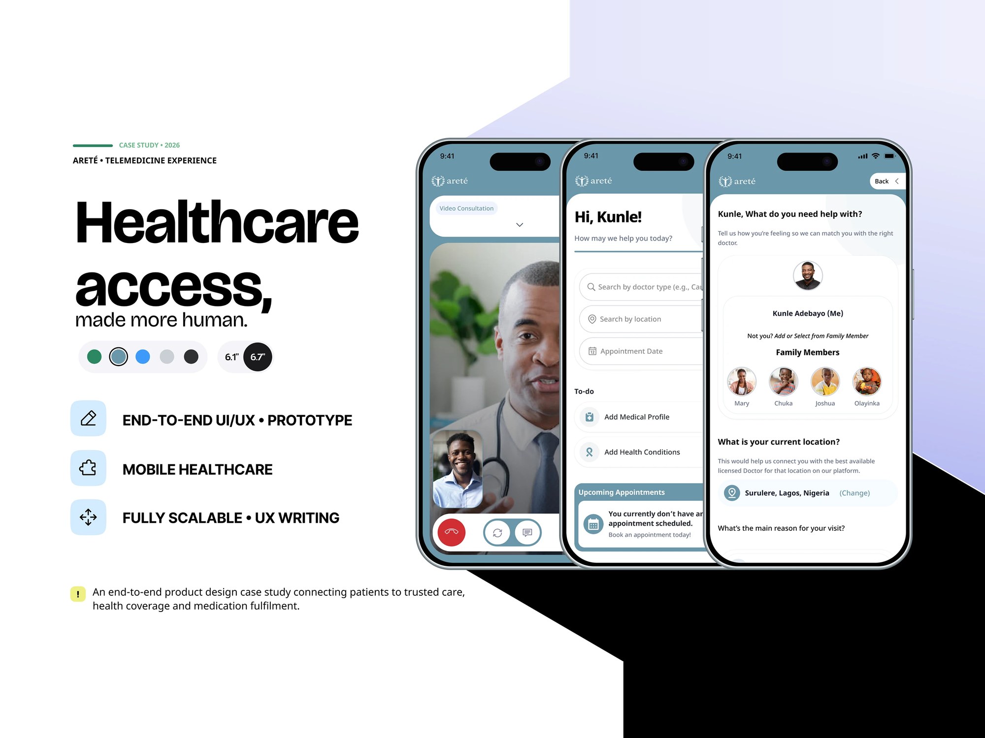 Arete — Digital Healthcare & Telemedicine Platform